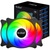 Кулер до корпусу PcCooler FX 120 ARGB BK 3in1