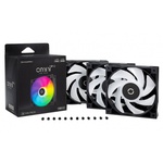 Кулер для корпуса Tecware Omni P12 - 3-Fan Pack (Black) ARGB + PWM (TWAC-OMP12-3BK)