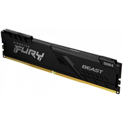 Модуль памяти для компьютера DDR4 16GB 3000 MHz FURY Beast Black Kingston Fury (ex.HyperX) (KF430C16BB/16)