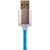 Дата кабель LogicPower USB 2.0 -> Lightning 1м R (метал. плетение)  красный /Reta (5123)