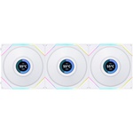 Кулер до корпусу Lian Li TLLCD 120-3, White Cooler (G99.12TLLCD3W.00)
