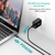 Дата кабель Кабель USB 2.0 Type-C M-M, 0.5 м,чорний Choetech Choetech (CC0001-V4-PE)