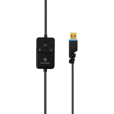 Наушники SADES Xpower Plus Black/Blue (SA706S-B-BL)
