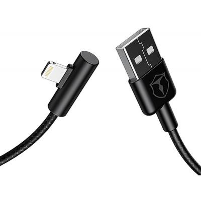 Дата кабель USB 2.0 AM to Lightning 1.0m T-L832 BV Black T-PHOX (T-L832 Black)