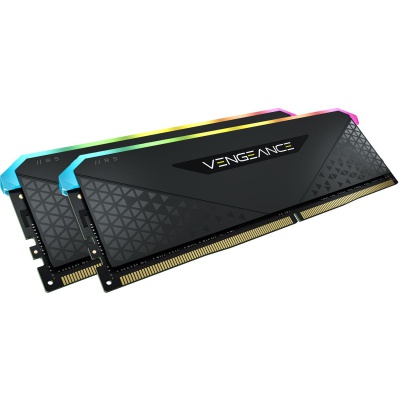 Модуль пам'яті для комп'ютера DDR4 64GB (2x32GB) 3600 MHz Vengeance RGB RS Corsair (CMG64GX4M2D3600C18)