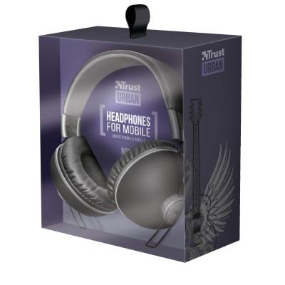 Наушники Trust Noma Over-Ear Mic Matte Black (22578)