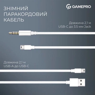 Навушники GamePro Asgard Freya White (HS145W)