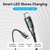 Дата кабель USB-C to USB-C 1.2m USB3.1 100W Display Zinc Alloy Vention (TAYBAV)
