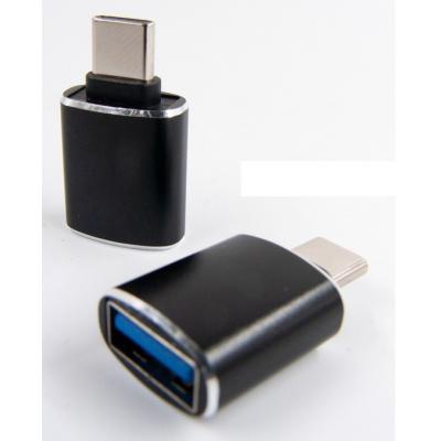 Перехідник OTG USB - Type-C grey Dengos (ADP-018)