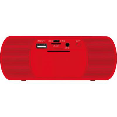 Акустическая система Trust Fero Wireless Bluetooth Speaker red (21706)