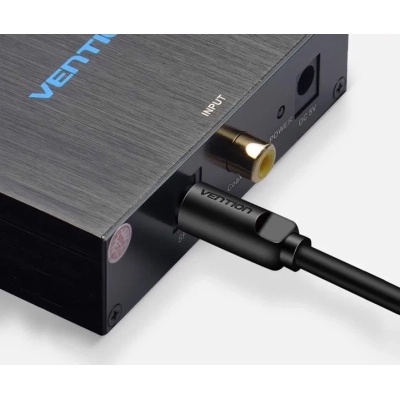 Кабель мультимедійний Optical Toslink 3.0m black Vention (BAEBI)