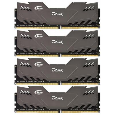 Модуль памяти для компьютера DDR4 32GB (4x8GB) 2800 MHz Dark Gray Team (TDGED432G2800HC16AQC01)