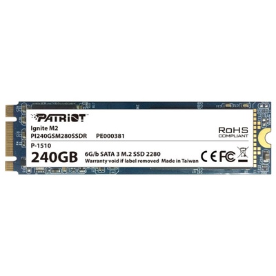 Накопитель SSD M.2 2280 240GB Patriot (PI240GSM280SSDR)