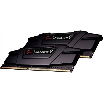 Модуль памяти для компьютера DDR4 16GB (2x8GB) 3600 MHz Ripjaws V Black G.Skill (F4-3600C16D-16GVK)