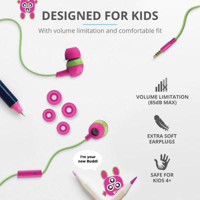 Наушники Trust Buddi Kids Mic Pink (23420)