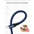 Дата кабель USB 2.0 AM to Lightning 1.2m Blue T-L810 Black T-PHOX (T-L810 Blue)