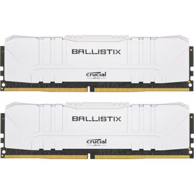 Модуль памяти для компьютера DDR4 16GB (2x8GB) 2666 MHz Ballistix White Micron (BL2K8G26C16U4W)