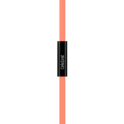 Наушники Celebrat D1 Red + mic + button call answering (53437)