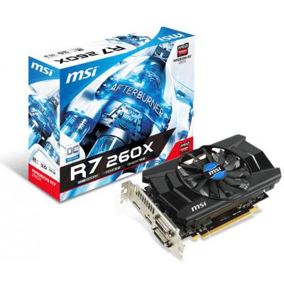 Видеокарта MSI Radeon R7 260X 2048Mb OverClock (R7 260X 2GD5 OCV1)