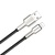 Дата кабель USB 2.0 AM to Lightning 1.0m head metal black ColorWay (CW-CBUL046-BK)