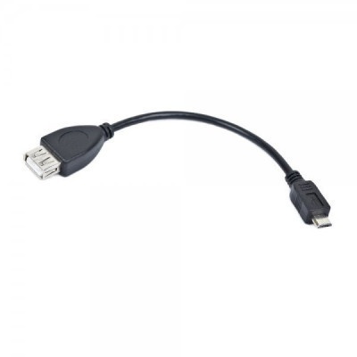 Перехідник OTG USB 2.0 AF to Micro 5P 0.15m Maxxter (U-AFM-OTG)