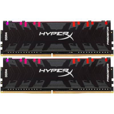 Модуль памяти для компьютера DDR4 16GB (2x8GB) 4000 MHz HyperX Predator RGB Kingston (HX440C19PB3AK2/16)