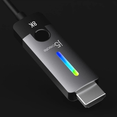 Кабель мультимедійний USB-C to HDMI M 1.8m 8K 60Hz LED RGB J5create (JCC157-N)