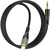 Кабель мультимедійний Lightning to 3.5mm M 1.0m black Black HOCO (6931474791153)
