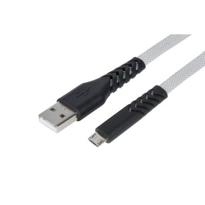 Дата кабель USB 2.0 AM to Micro 5P 1.0m Gray 2E (2E-CCMT-1MGR)