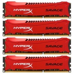 Модуль памяти DDR3 32GB (4x8GB) 1600 MHz Savage Red Kingston (HX316C9SRK4/32)