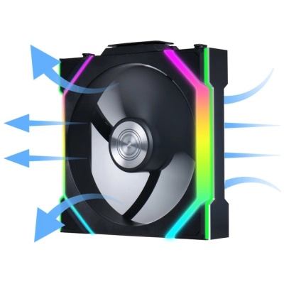 Кулер до корпусу Lian Li Uni Fan SL WIRELESS Reverse, 120-1, B (G99.12RSL1W1B.00)