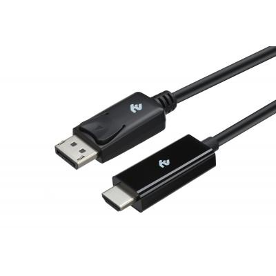 Кабель мультимедийный DisplayPort to HDMI 1.8m 2E (2E-W1705)