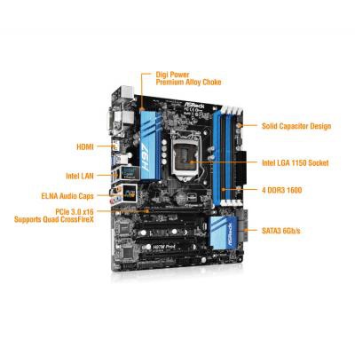 Материнская плата ASRock H97M PRO4