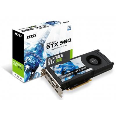 Видеокарта MSI GeForce GTX980 4096Mb OC (GTX 980 4GD5 OCV1)