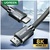Кабель мультимедийный HDMI to HDMI 2.0m 8K Round with Braided HD135 (Gray) Ugreen (70321)