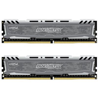 Модуль памяти для компьютера DDR4 32GB (2x16GB) 2666 MHz Ballistix Sport LT MICRON (BLS2C16G4D26BFSB)