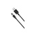 Дата кабель USB 2.0 AM to Lightning 1.0m 2.1A magnetic pvc black XO (NB187-L-1-BK)