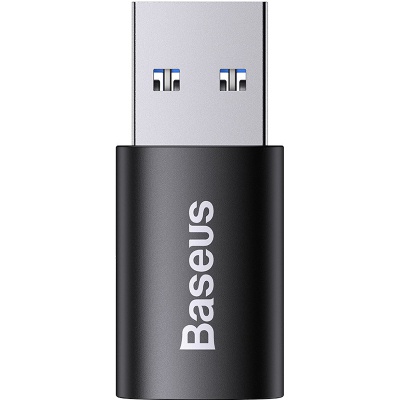 Перехідник USB 3.1 M to USB-C F black Baseus (ZJJQ000101)