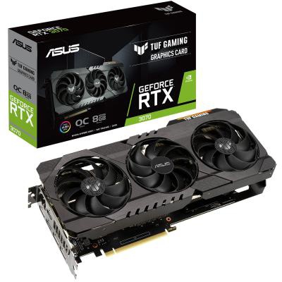 Видеокарта ASUS GeForce RTX3070 8Gb TUF OC GAMING (TUF-RTX3070-O8G-GAMING)