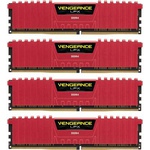 Модуль памяти DDR4 16GB (4x4GB) 2800 MHz Vengeance LPX Red CORSAIR (CMK16GX4M4A2800C16R)