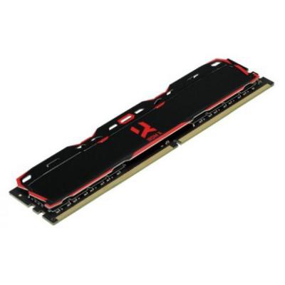 Модуль пам'яті для комп'ютера DDR4 16GB (2x8GB) 3000 MHz Iridium X Black Goodram (IR-X3000D464L16S/16GDC)