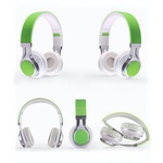 Наушники Vinga HSM040 White/Green (HSM040WG)