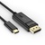 Кабель мультимедійний USB-C to DisplayPort 1.8m 4K 60Hz Choetech (XCP-1801BK)