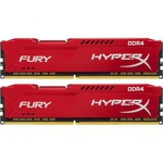 Модуль памяти для компьютера DDR4 16GB (2x8GB) 2666 MHz HyperX FURY Red Kingston (HX426C16FR2K2/16)