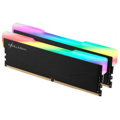 Модуль пам'яті для комп'ютера DDR4 16GB (2x8GB) 3600 MHz RGB X2 Series Black eXceleram (ERX2B416369AD)