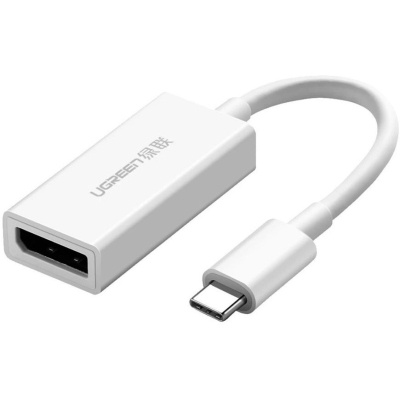 Перехідник USB-C to DisplayPort Adapter MM130 white Ugreen (40372)