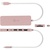 Концентратор J5create USB-C 6-in-1 2xUSB 3.2 + USB-C PD + HDMI 4K + SD/TF + 3.5mm rose (JCD373ER-N)