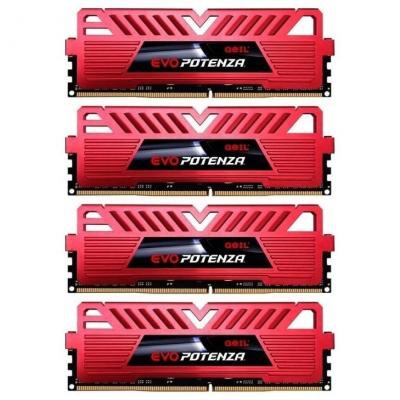 Модуль памяти DDR4 16GB (4x4GB) 2133 MHz POTENZA Heatsink System GEIL (GPR416GB2133C15QC)