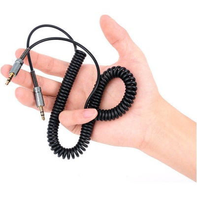 Кабель мультимедійний 3.5mm M to 3.5mm M 3.0m Black HOCO (6942007631235)