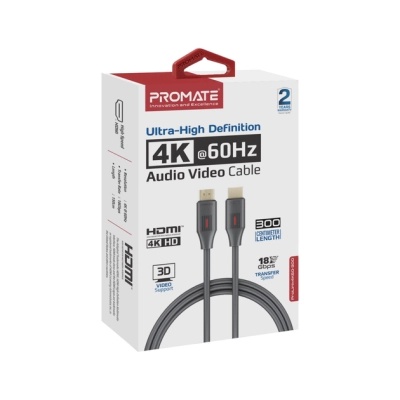 Кабель мультимедійний HDMI to HDMI v.2.0 prolink4k60-300 Promate (prolink4k60-300)